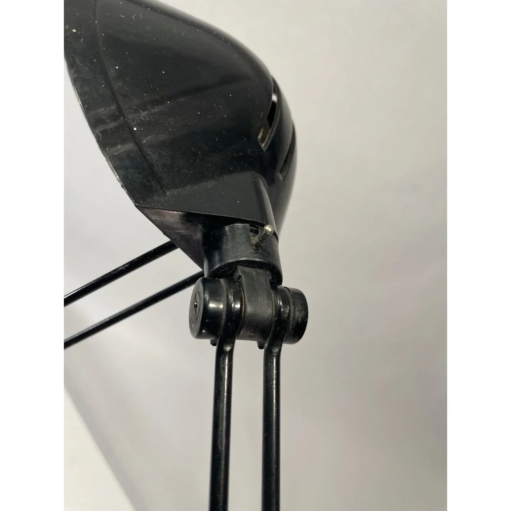 Vtg Ikea Articulating Desk Lamp With Clamp Black Halogen Working